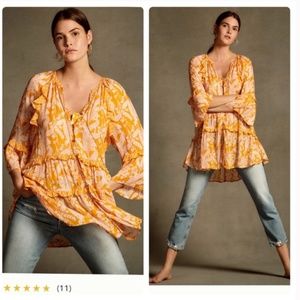 Anthropologie Mia Tiered Tunic